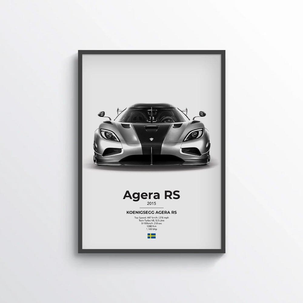 Koenigsegg Agera RS Poster
