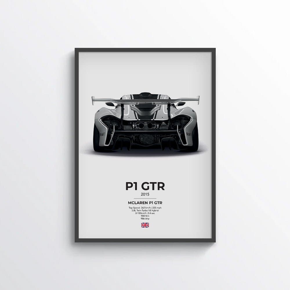 McLaren P1 GTR Poster