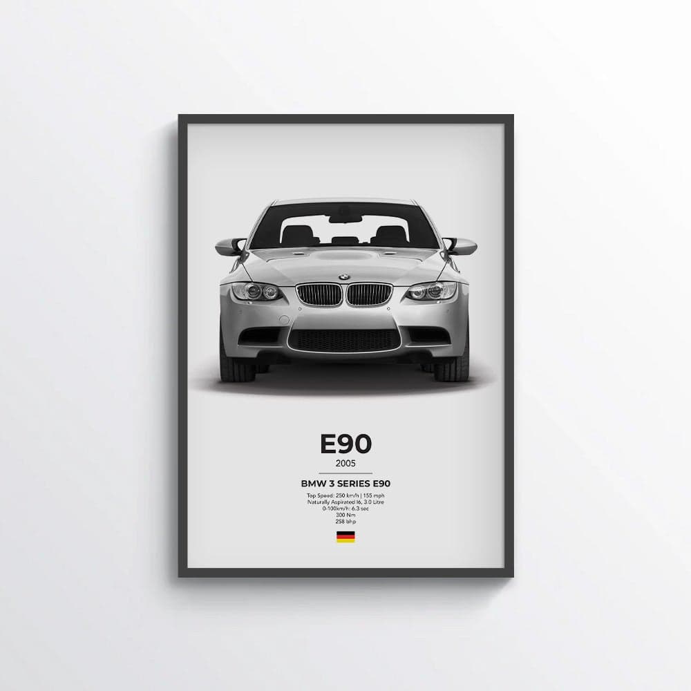 BMW E90 Poster