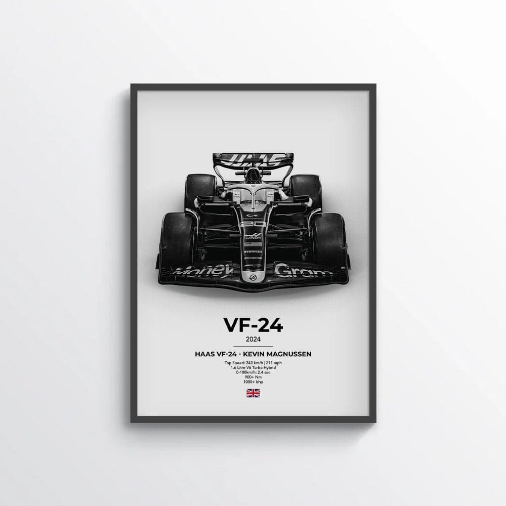 Formula 1 Haas VF-24 - Kevin Magnussen Poster