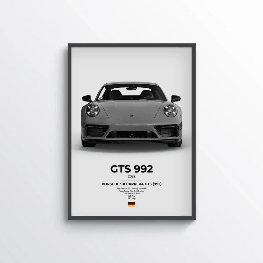 Porsche 911 Carrera GTS (992) Poster
