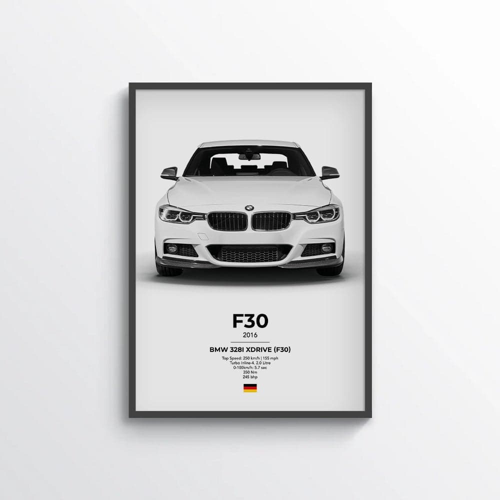 BMW 328i XDRIVE (F30) Poster