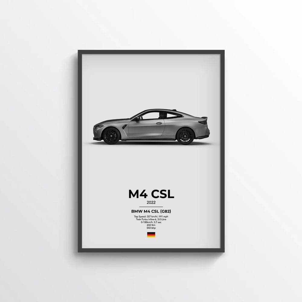 BMW M4 CSL (G82) Poster
