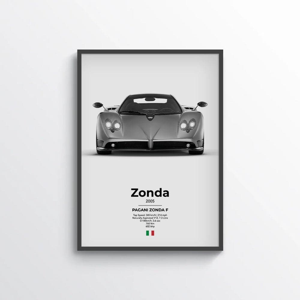 Pagani Zonda F Poster