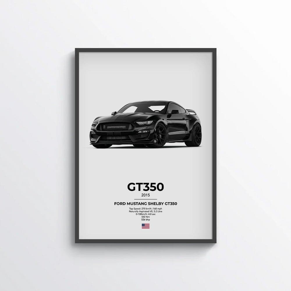 Ford Mustang Shelby GT350 Poster