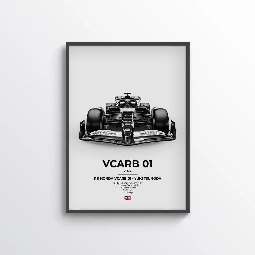Formula 1 RB Honda VCARB 01 - Yuki Tsunoda Poster