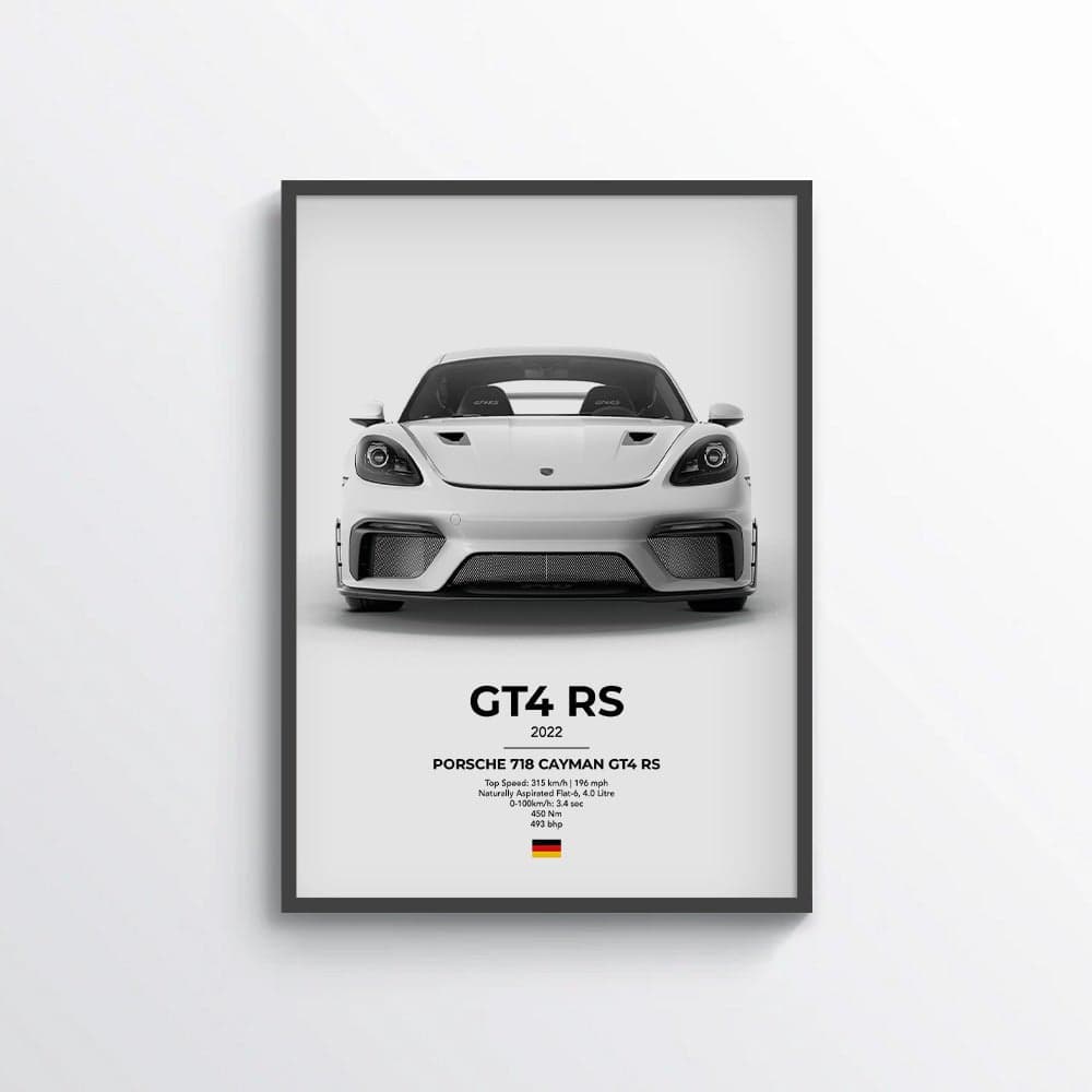 Porsche 718 Cayman GT4 RS Poster