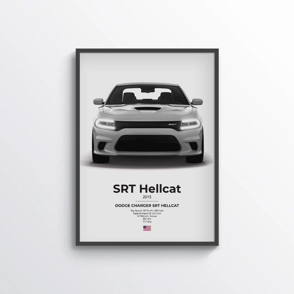 Dodge Charger SRT Hellcat Poster