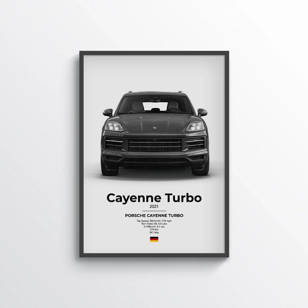Porsche Cayenne Turbo Poster