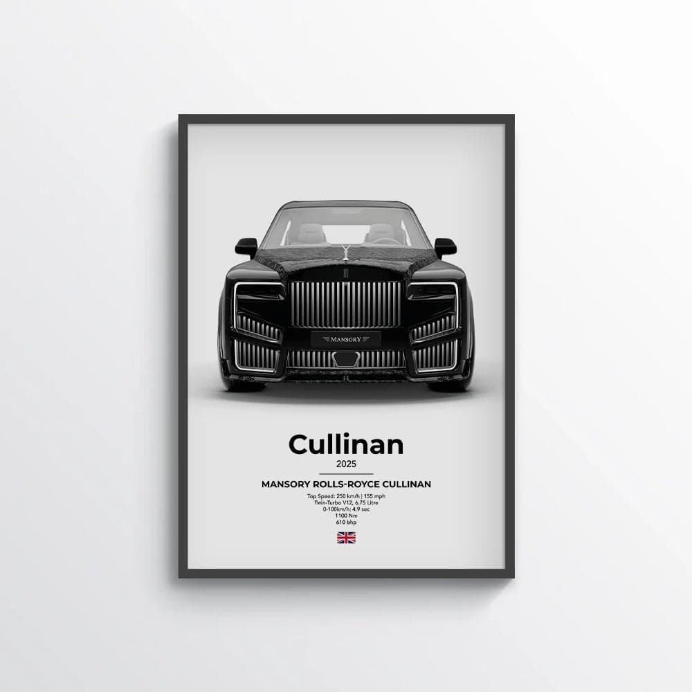 Mansory Rolls Royce Cullinan Poster