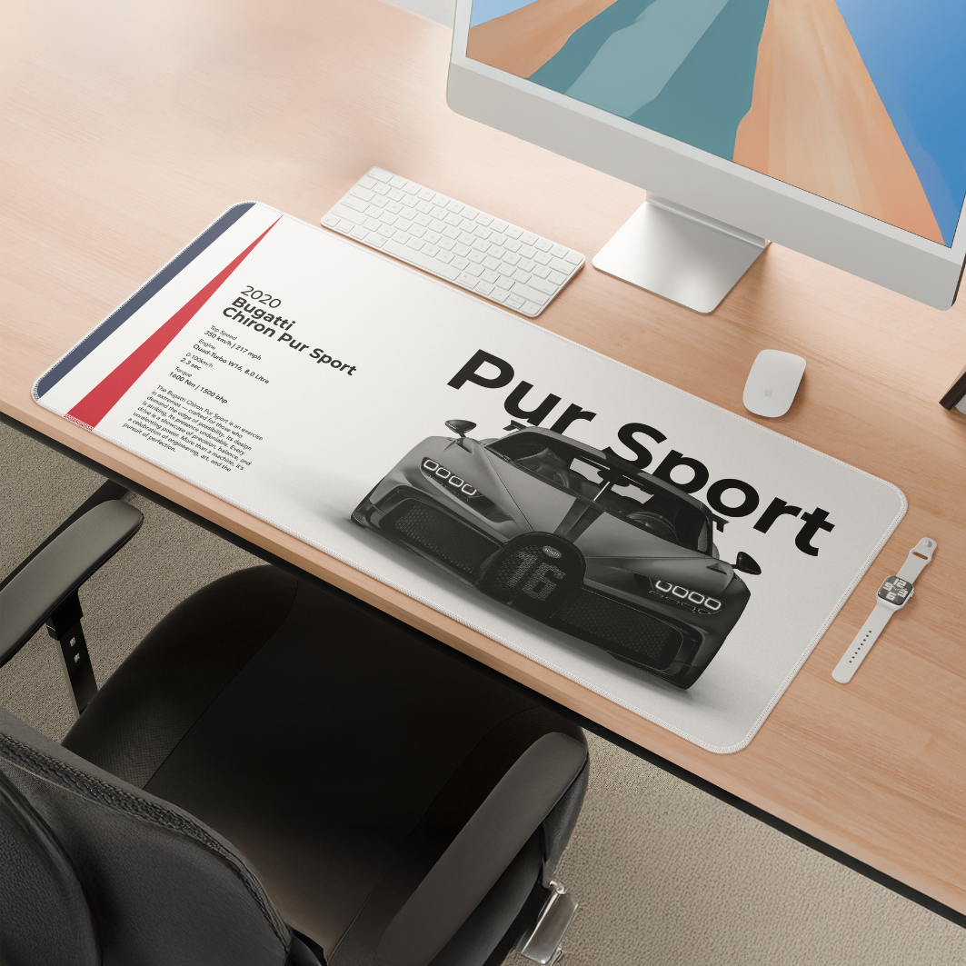 Bugatti Chiron Pur Sport Mousepad
