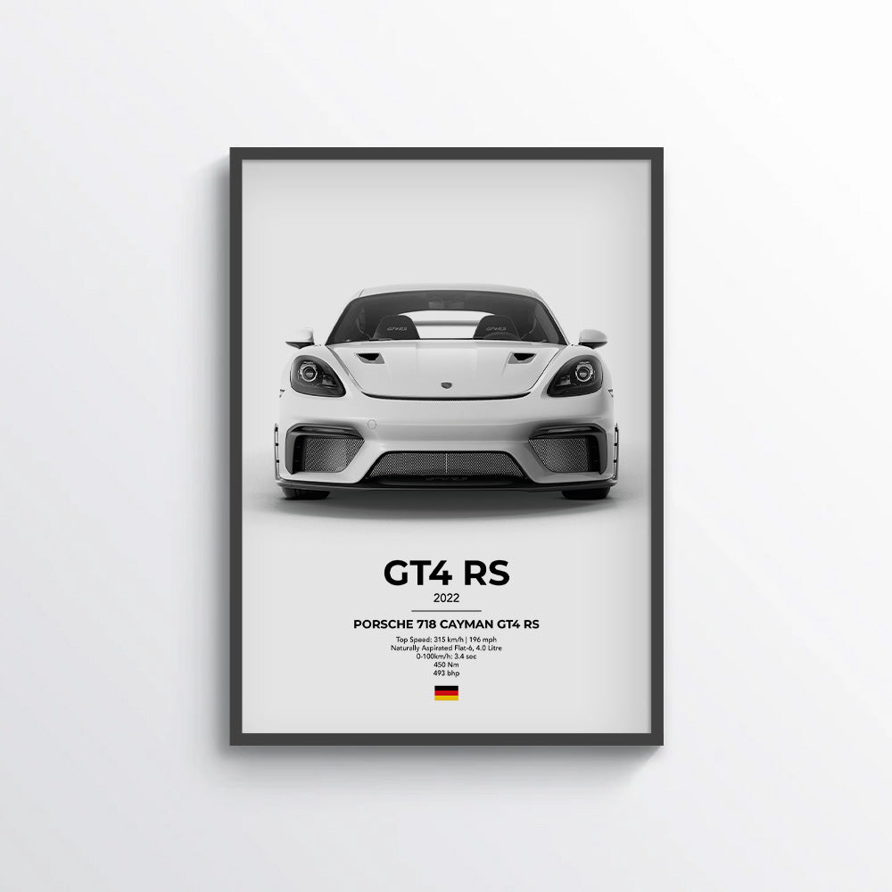 Porsche 718 Cayman GT4 RS Poster