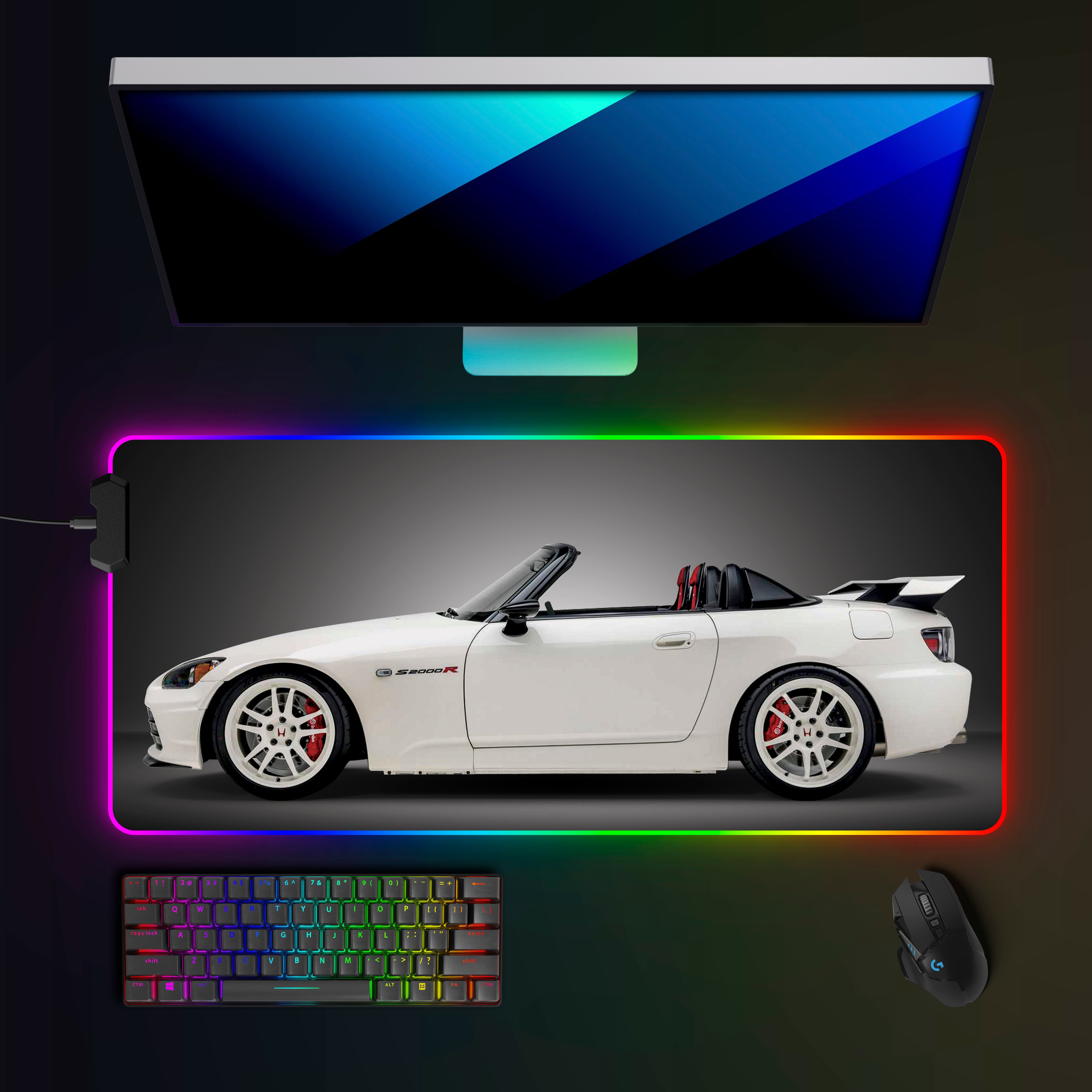 Honda S2000 RGB Mousepad