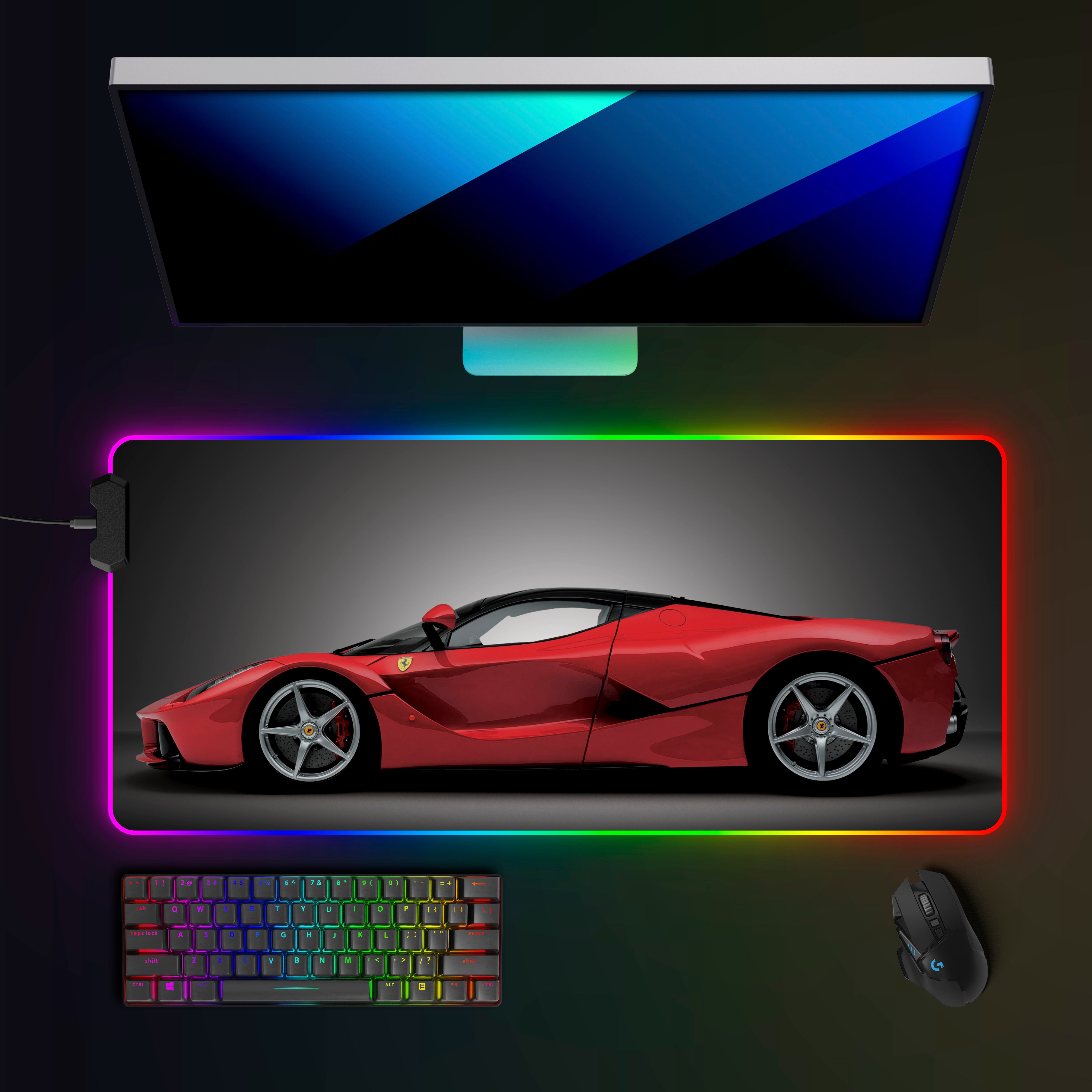 Ferrari LaFerrari RGB Mousepad