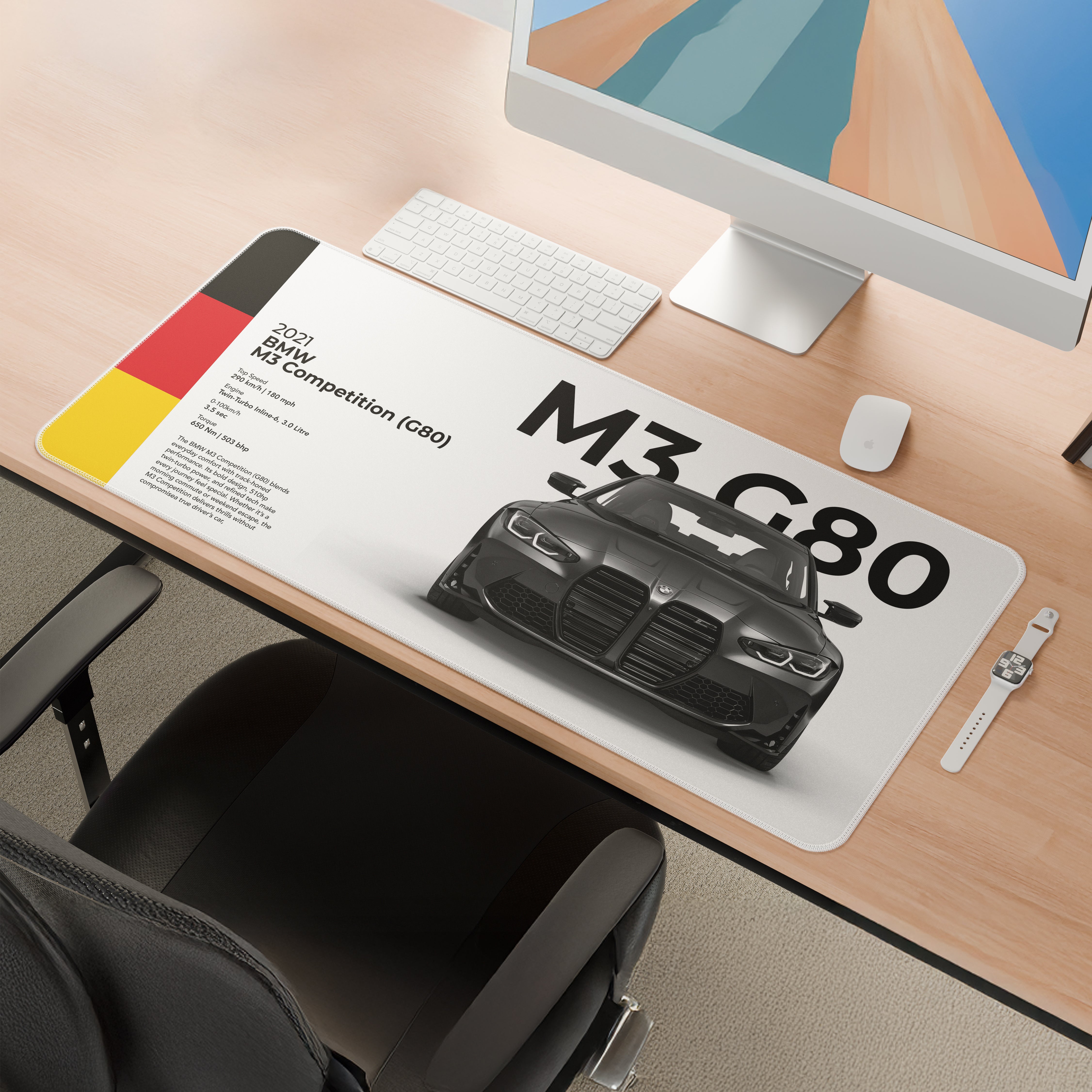 BMW M3 Competition (G80) Mousepad