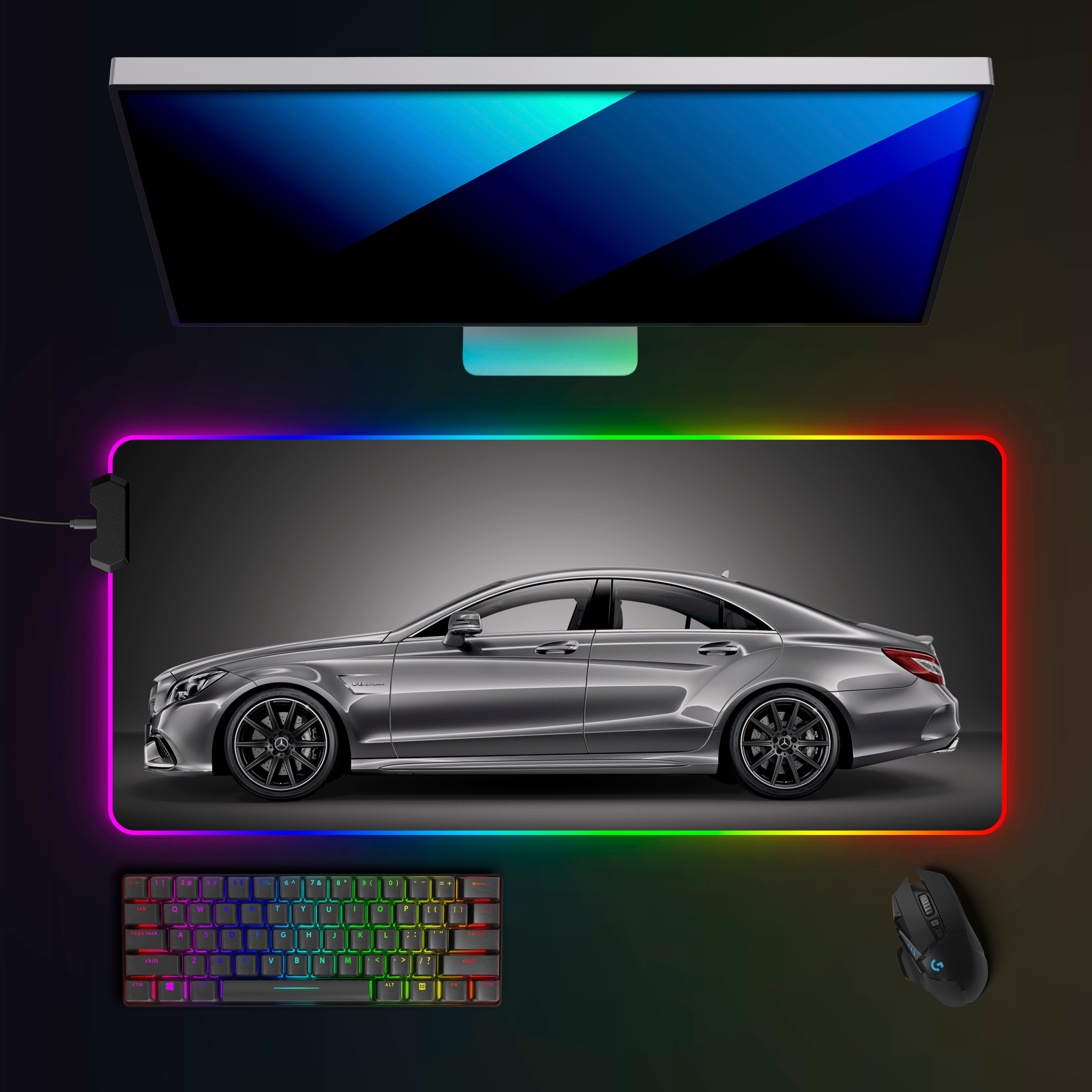 Mercedes CLS 63 AMG RGB Mousepad