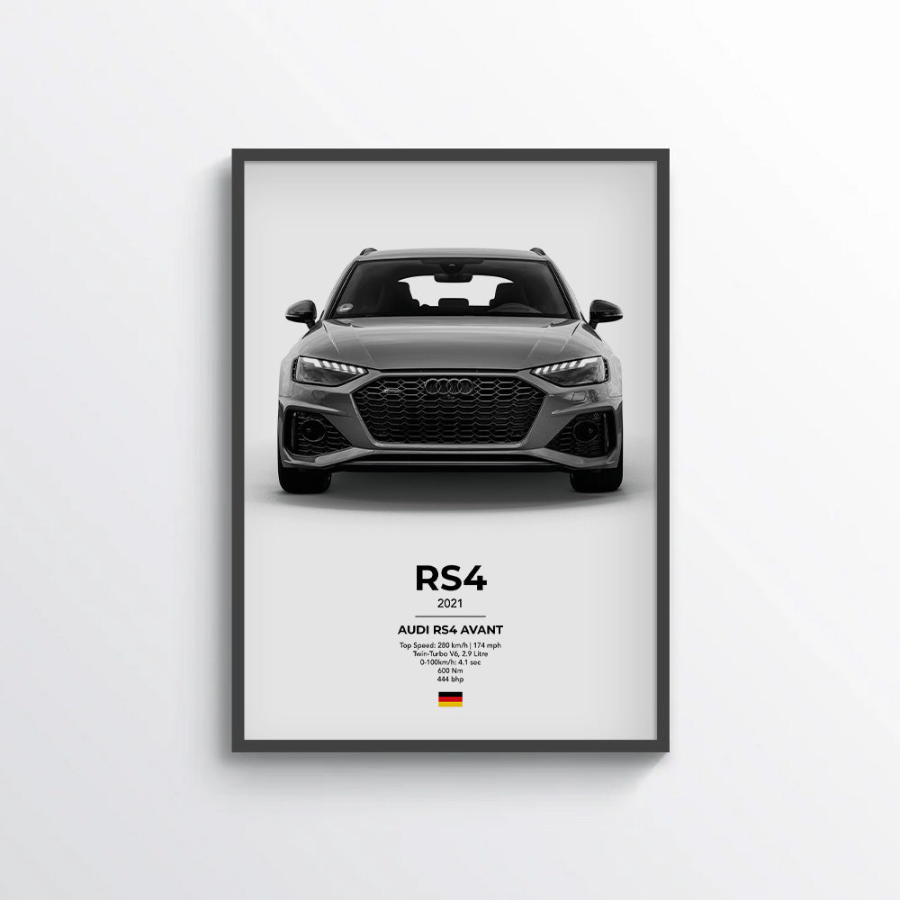 Audi RS4 Avant Poster