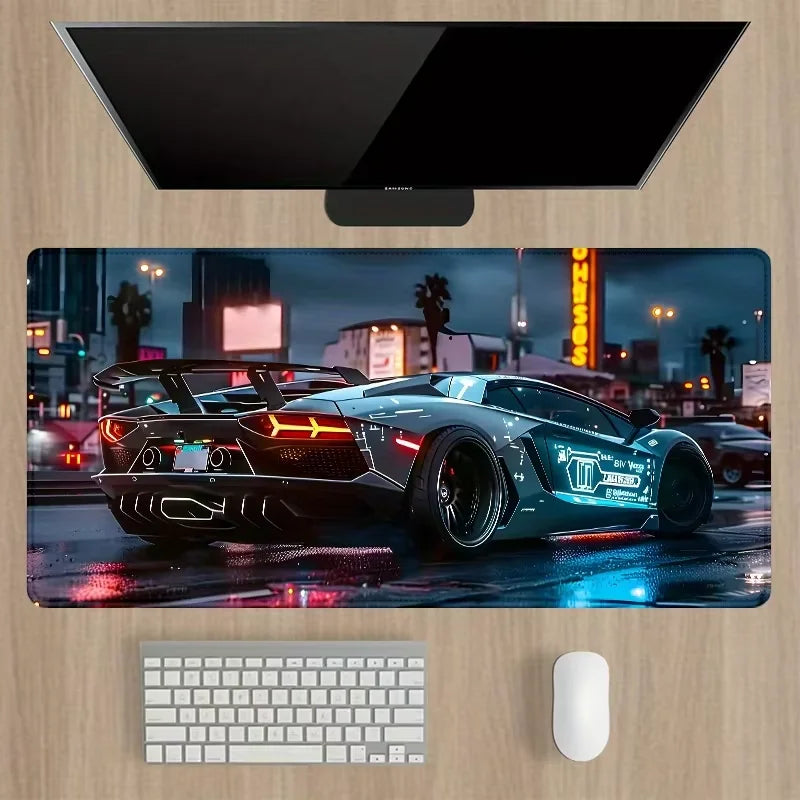 Neon Streets Mousepads