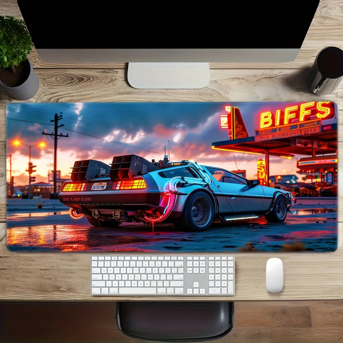 Neon Streets Mousepads