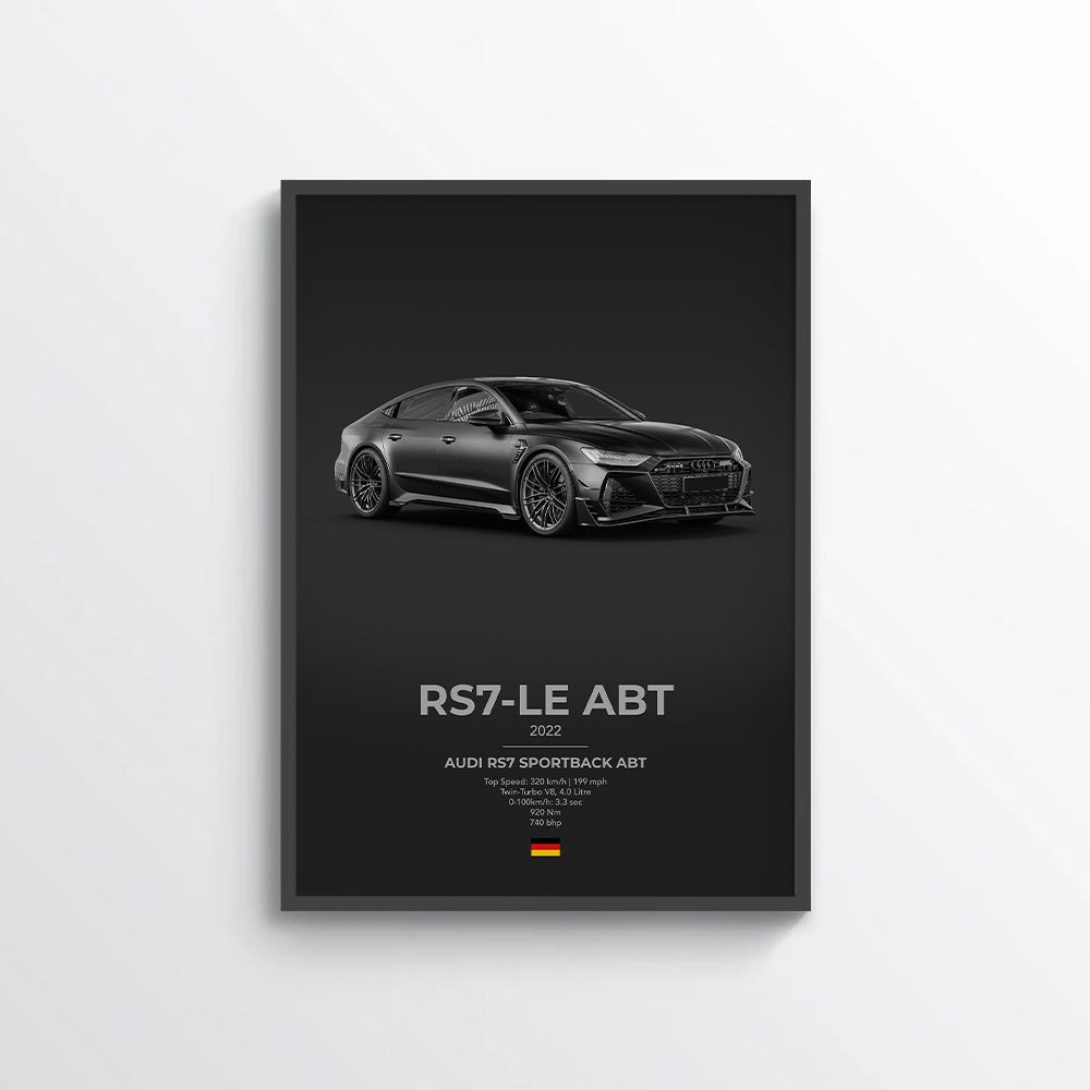 ABT Audi RS7 - LE ABT Poster - car - artistry