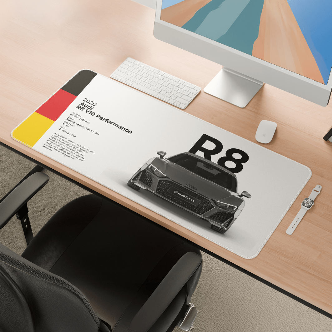 Audi R8 V10 Performance Mousepad - car - artistry