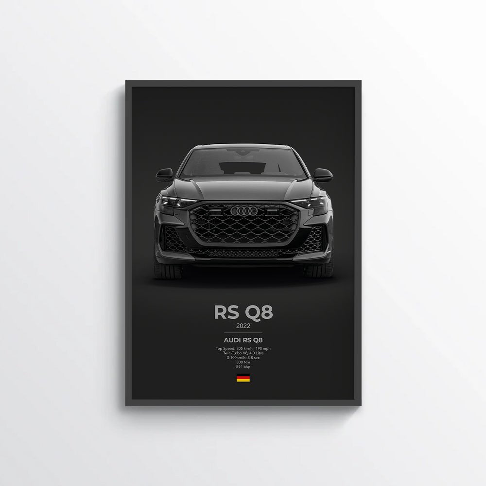 Audi RS Q8 Poster - car - artistry
