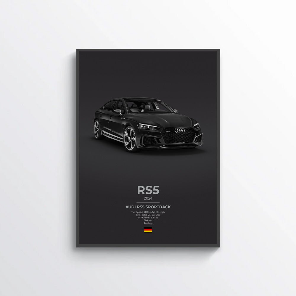 Audi RS5 Sportback Poster - car - artistry