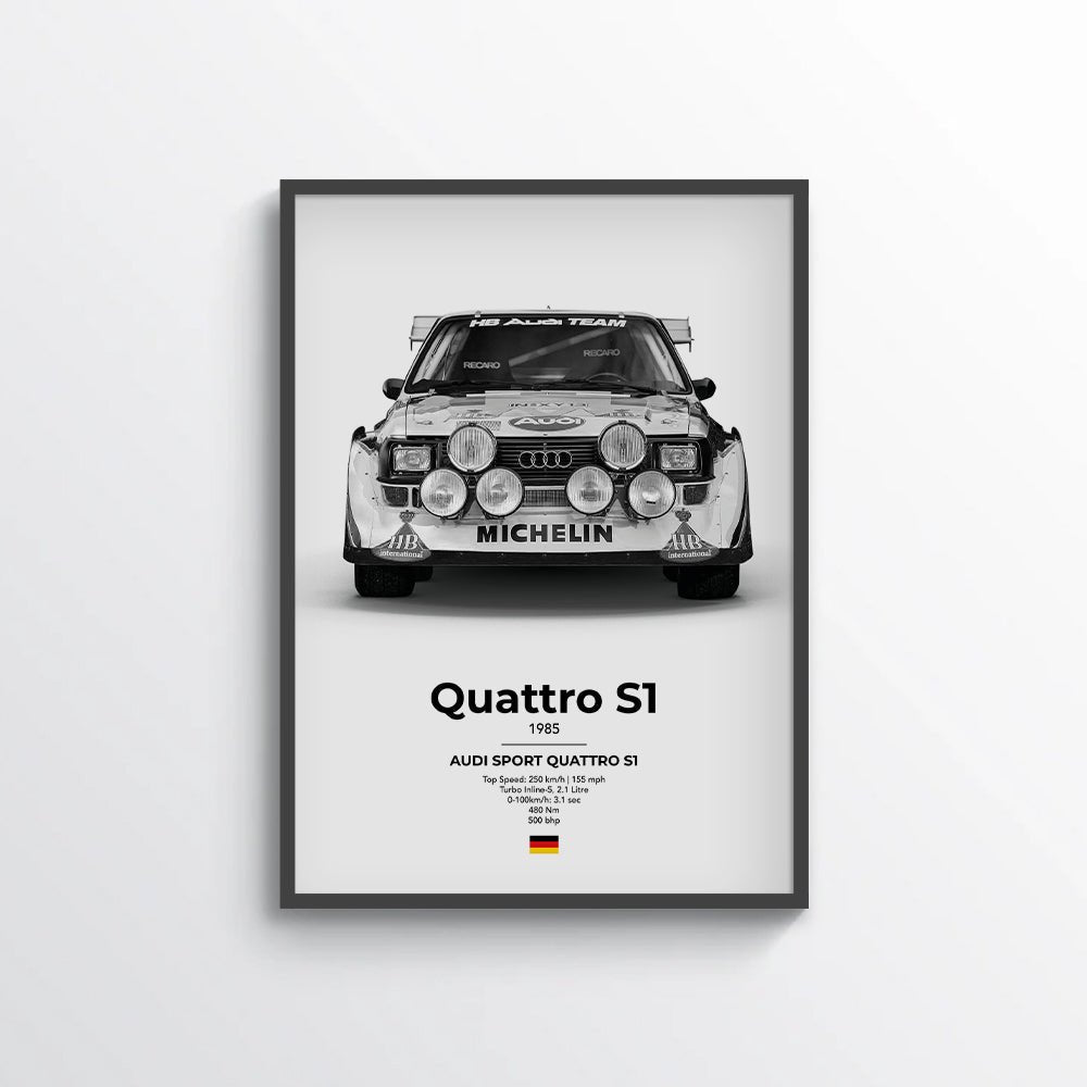 Audi Sport Quattro S1 Poster - car - artistry