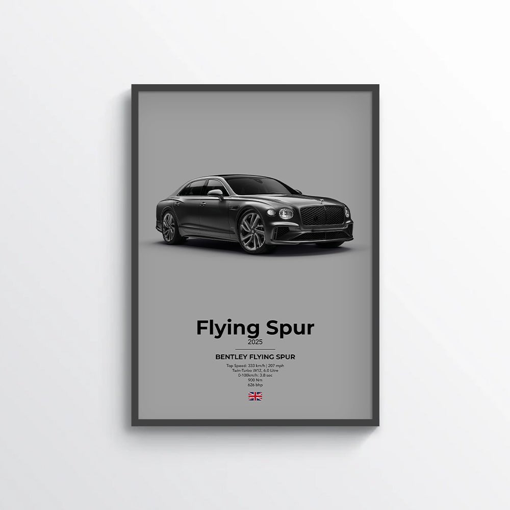 Bentley Flying Spur Poster - car - artistry