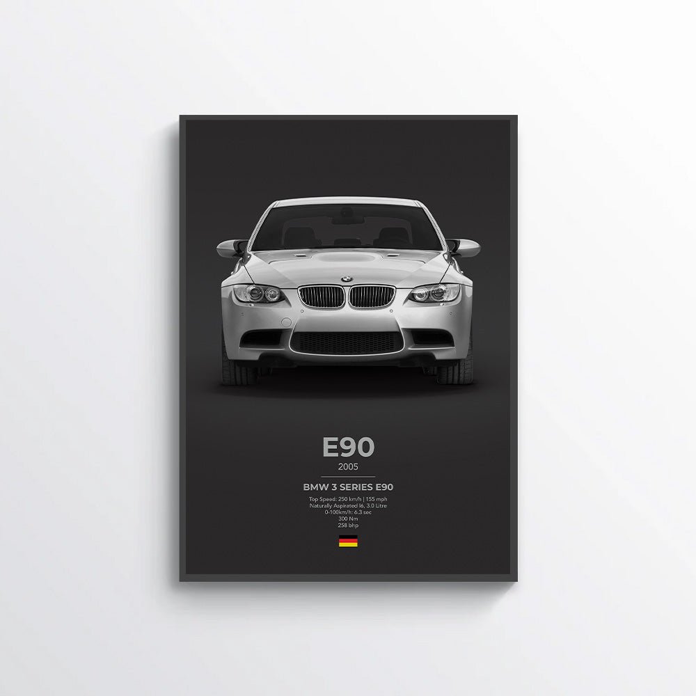 BMW E90 Poster - car - artistry