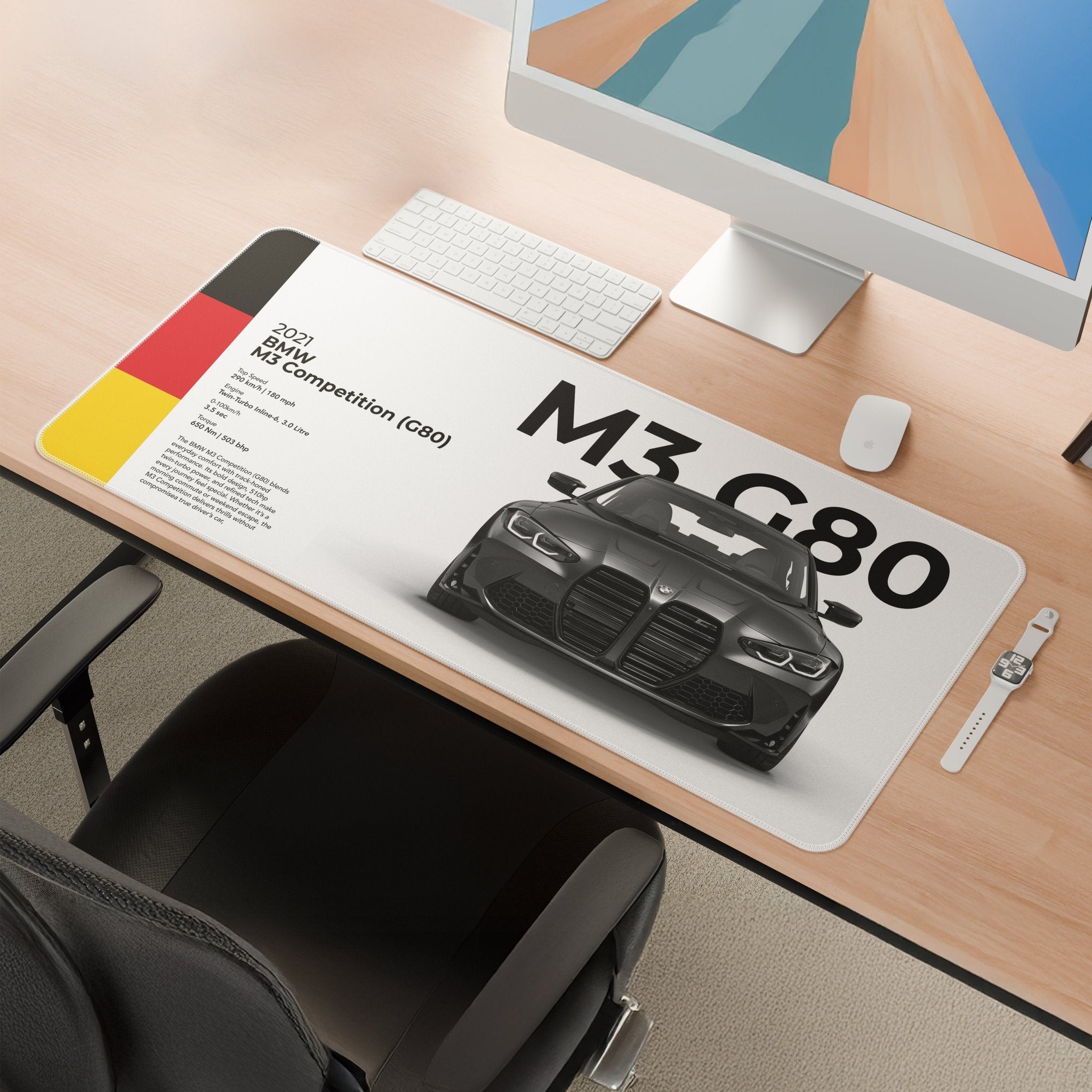 BMW M3 Competition (G80) Mousepad - car - artistry