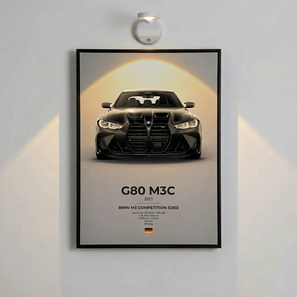 BMW M3 Competition (G80) Poster - car - artistry