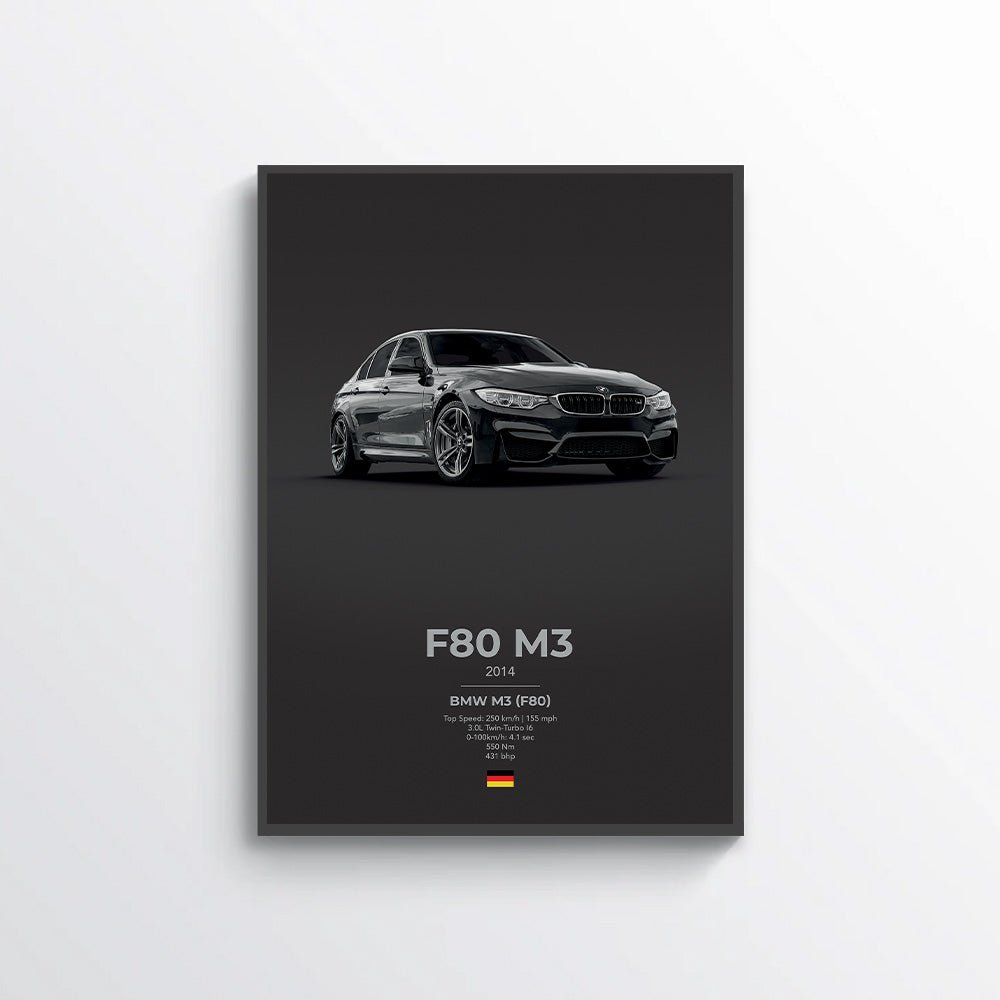 BMW M3 F80 Poster - car - artistry