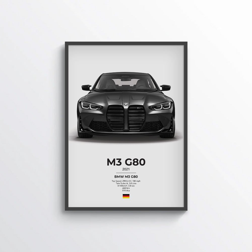 BMW M3 G80 Poster - car - artistry