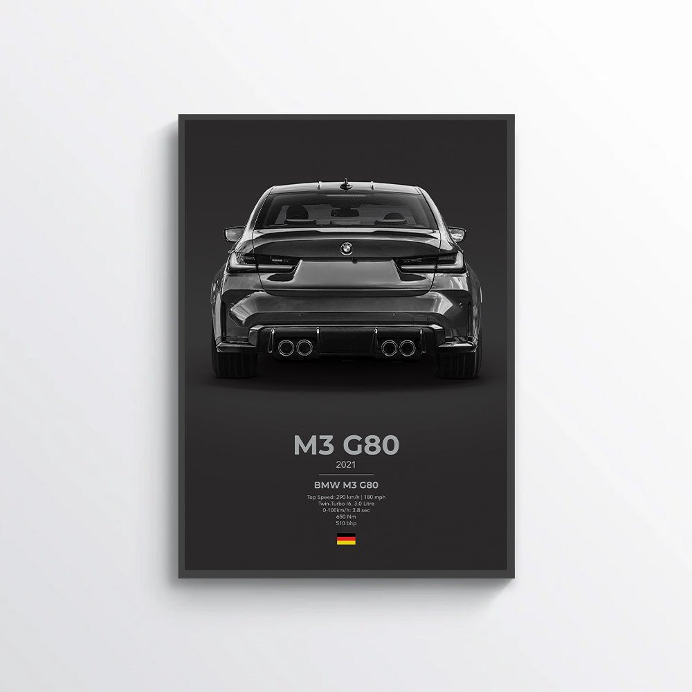 BMW M3 G80 Poster - car - artistry