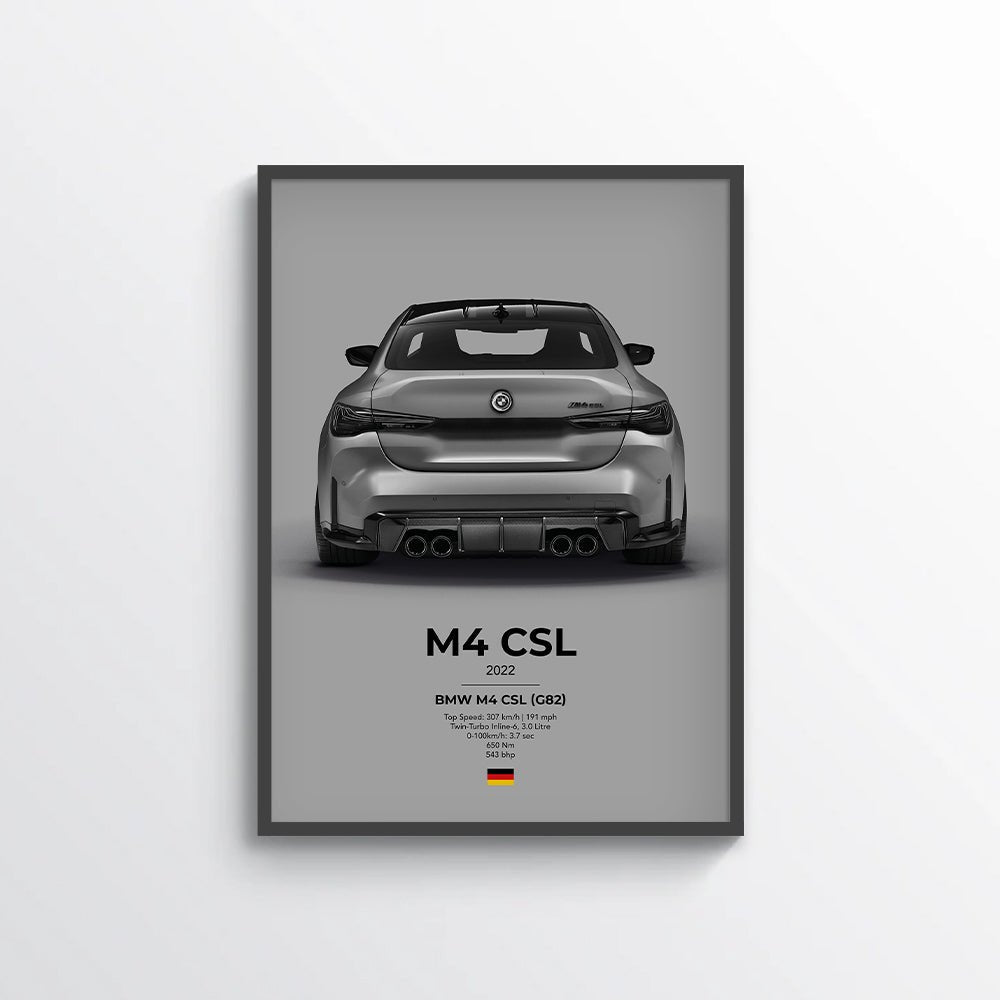 BMW M4 CSL (G82) Poster - car - artistry