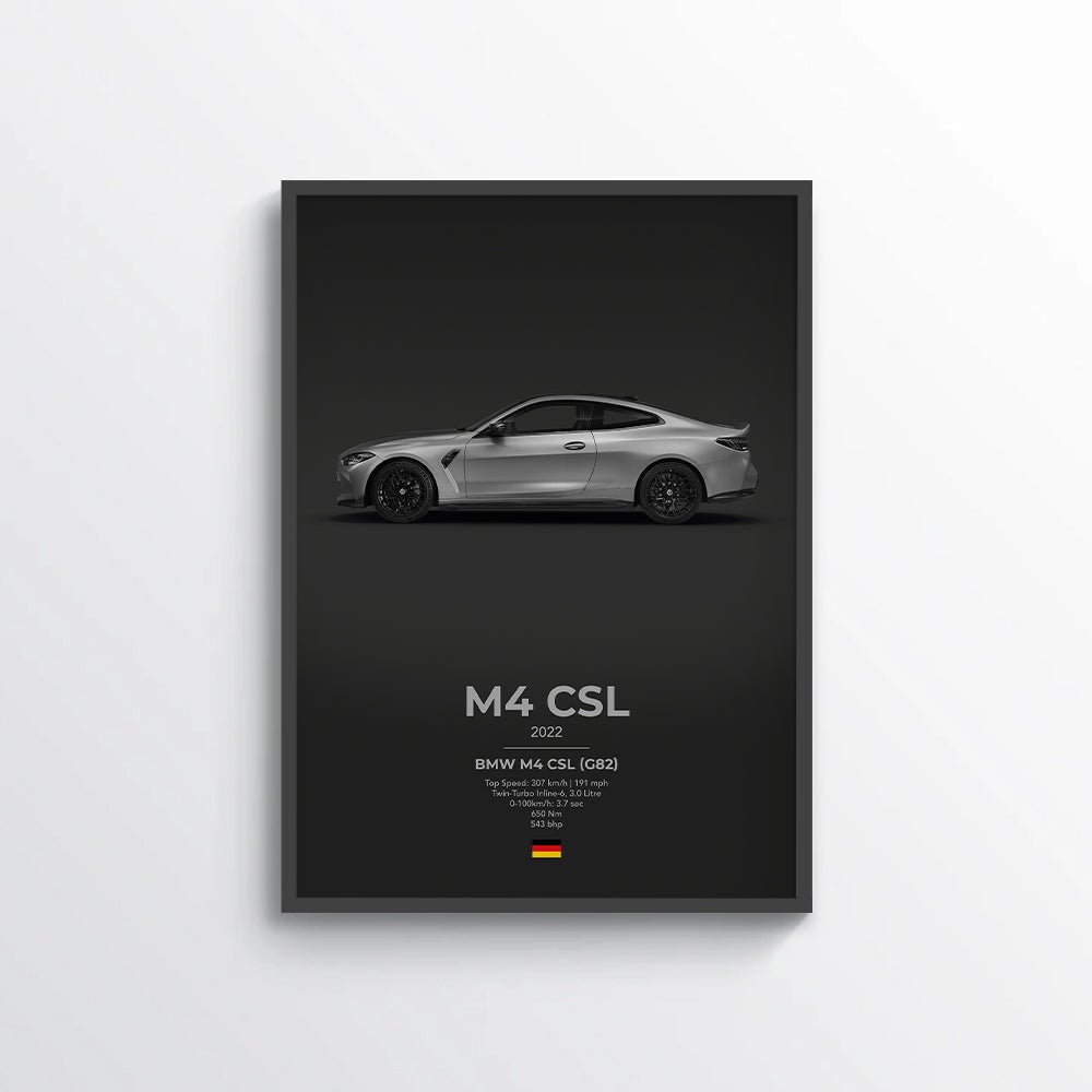 BMW M4 CSL (G82) Poster - car - artistry