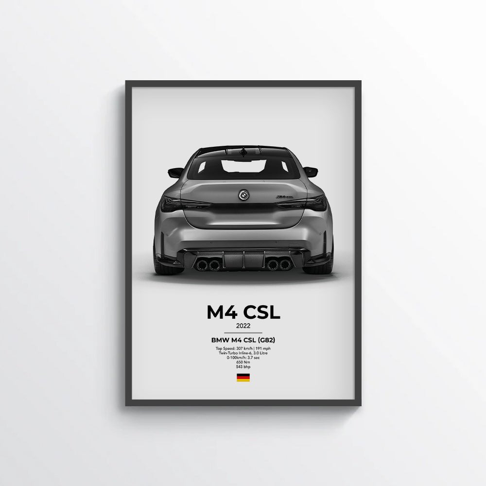 BMW M4 CSL (G82) Poster - car - artistry