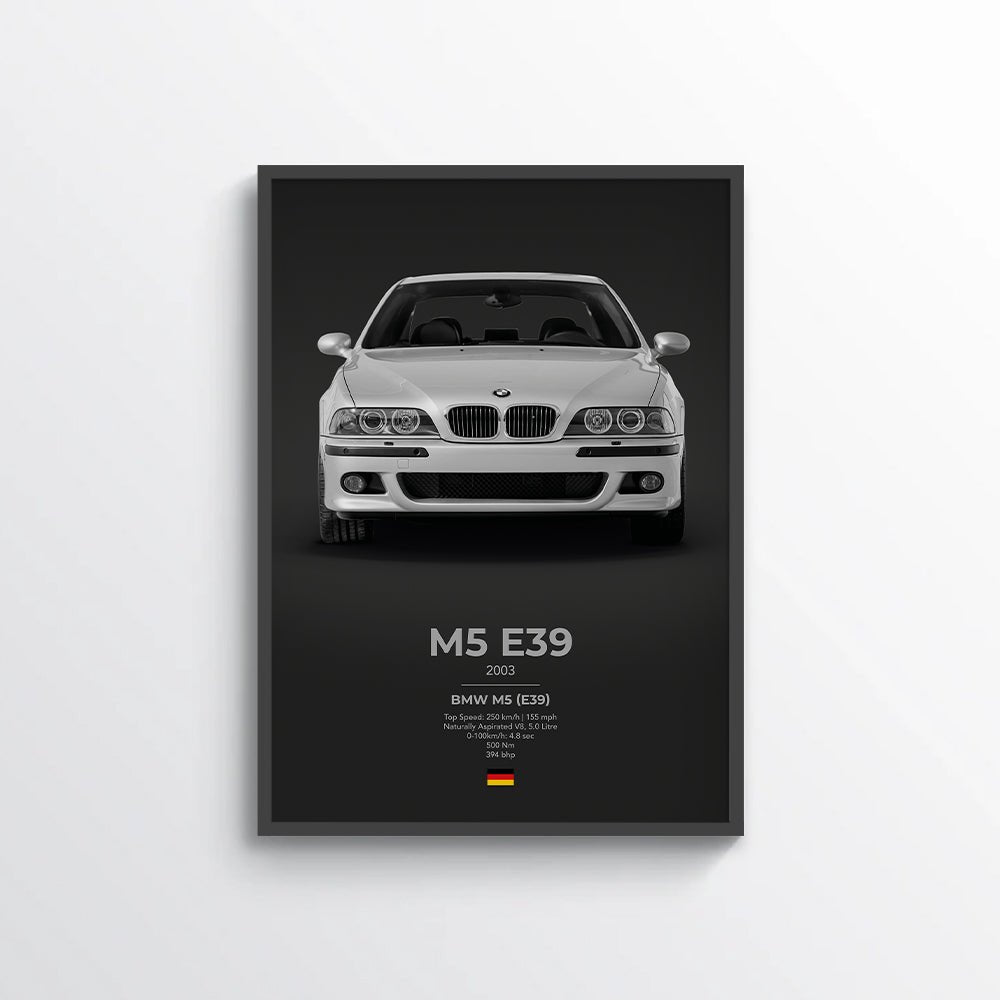 BMW M5 E39 Poster Poster - car - artistry