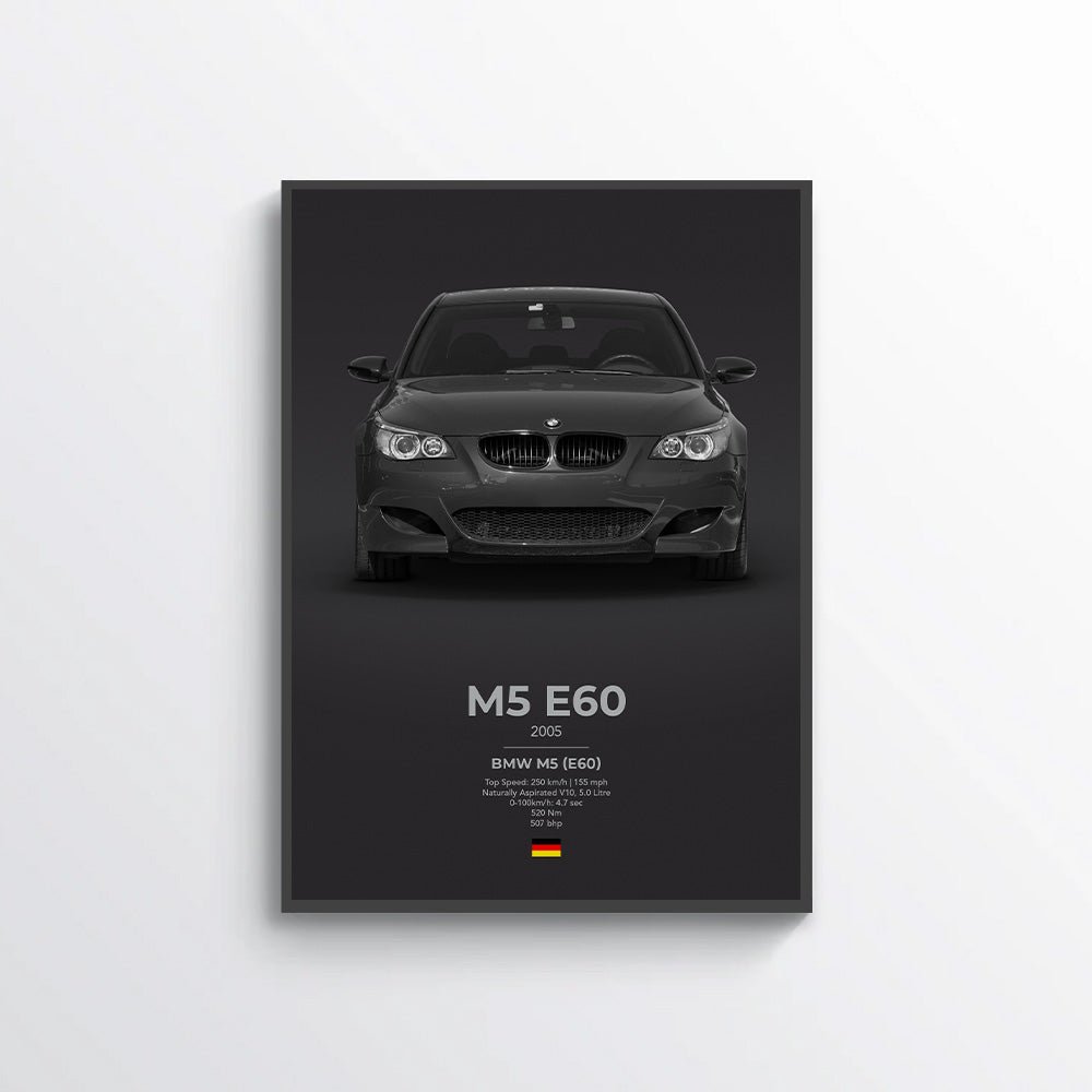 BMW M5 E60 Poster - car - artistry