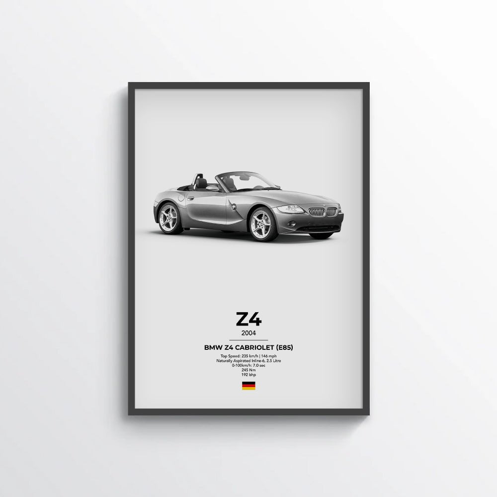 BMW Z4 Cabriolet (E85) Poster - car - artistry