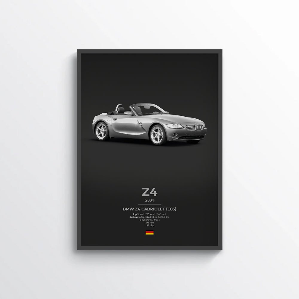 BMW Z4 Cabriolet (E85) Poster - car - artistry