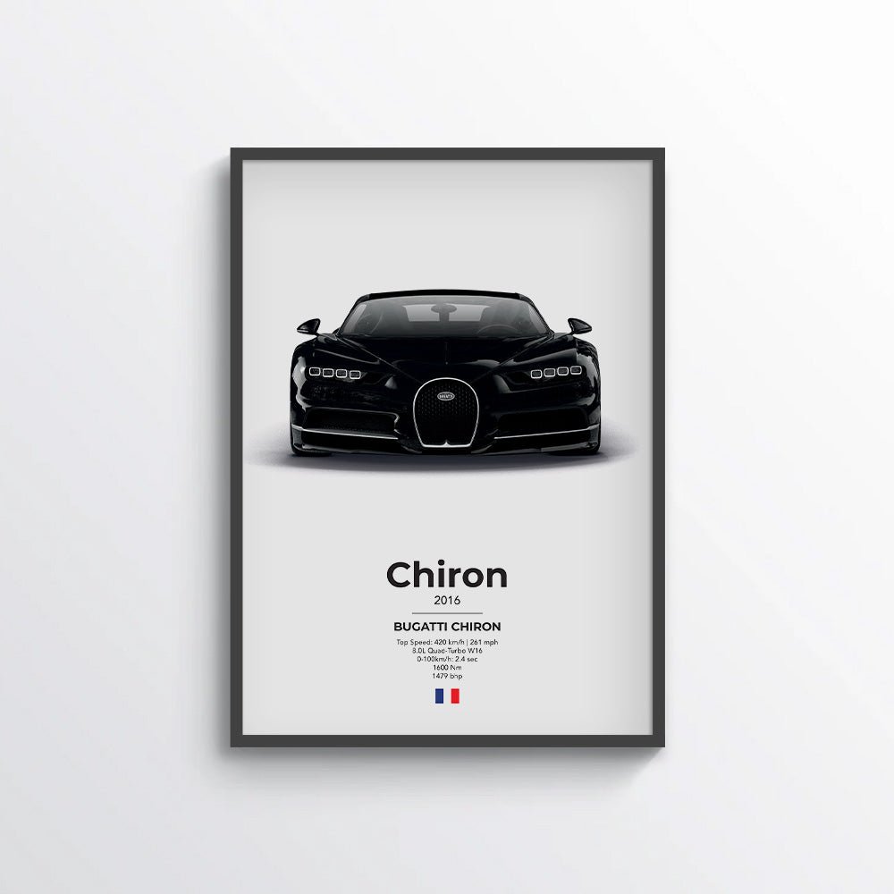 Bugatti Chiron Poster - car - artistry