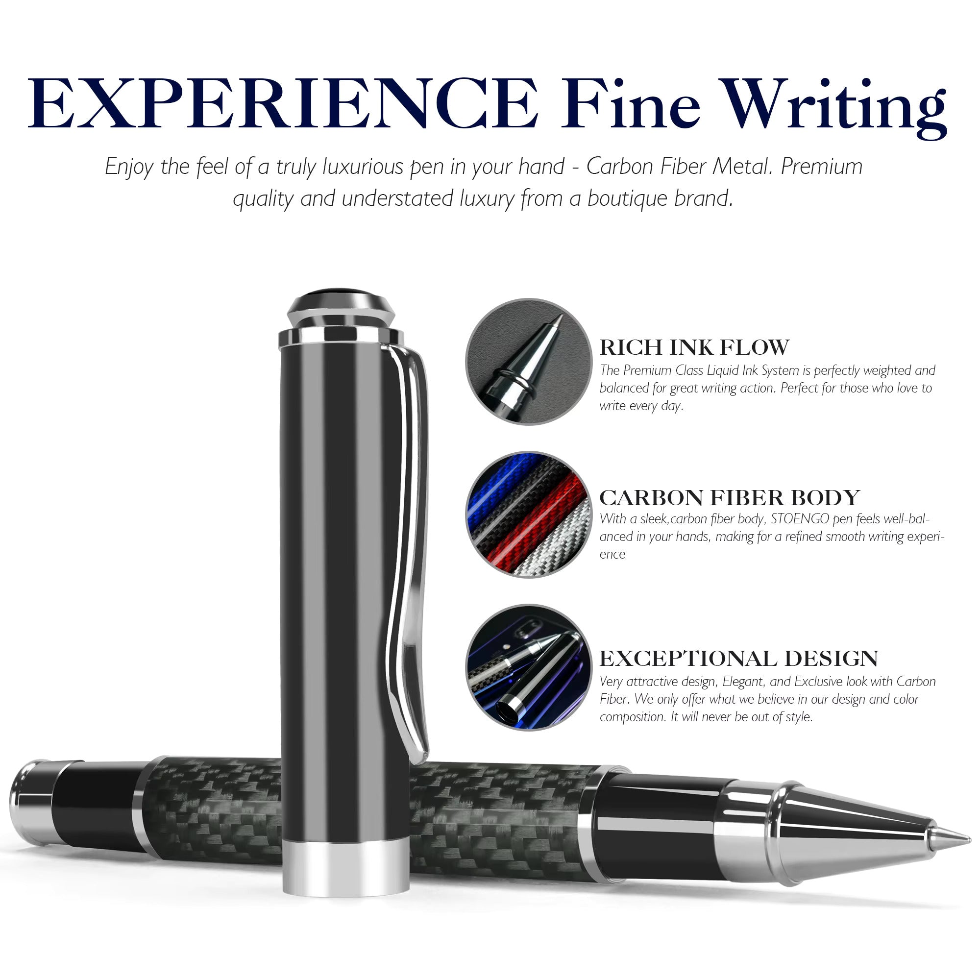 Carbon Ballpoint Pen - car - artistry