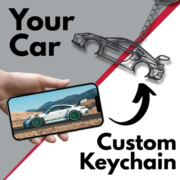 Custom Keychain - car - artistry