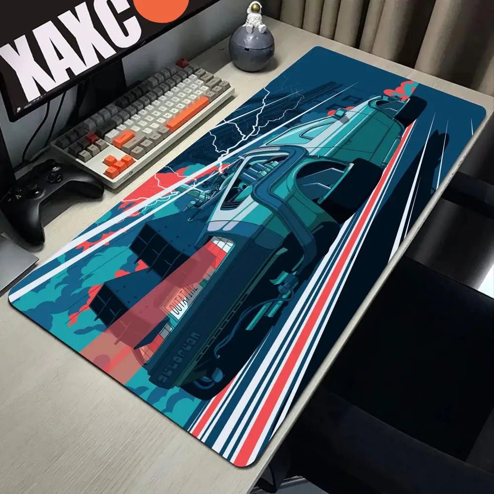 DeLorean DMC - 12 Mousepad Series - car - artistry