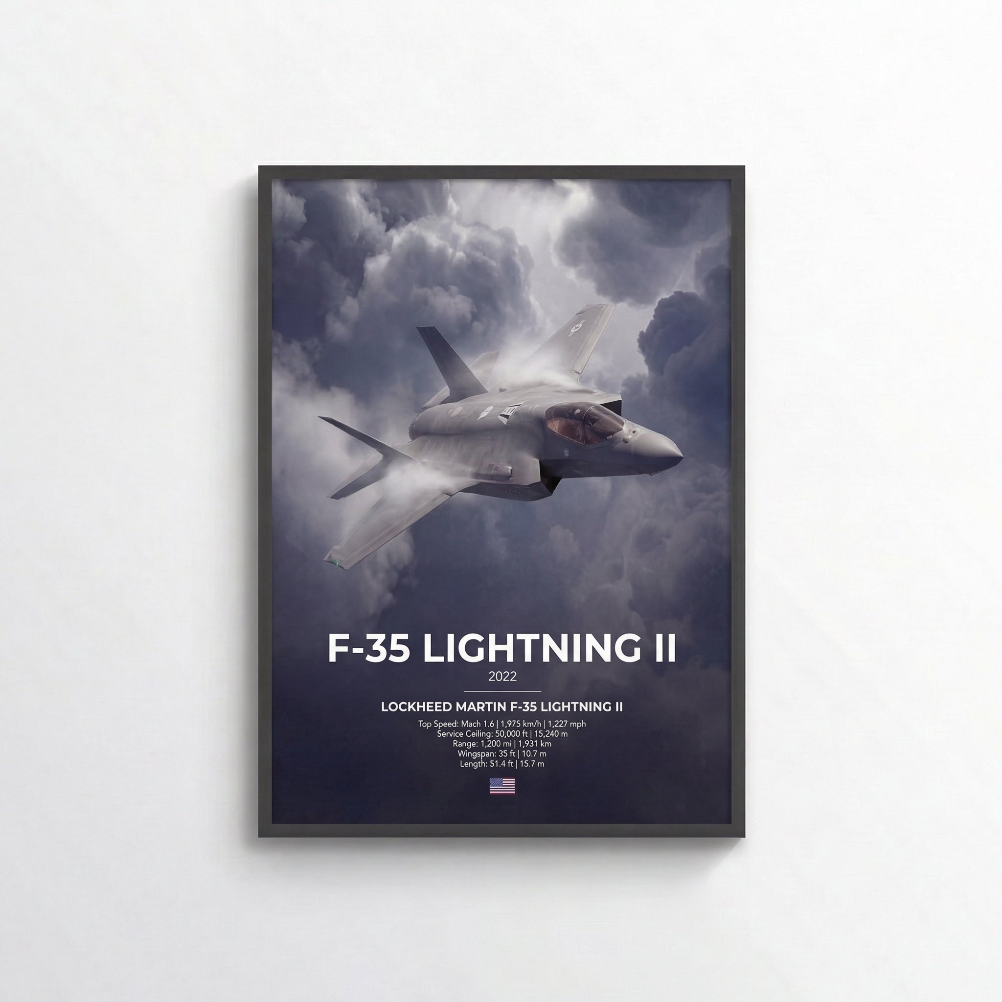 F - 35 Lightning II Poster - car - artistry