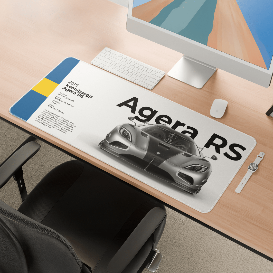 Koenigsegg Agera RS Mousepad - car - artistry