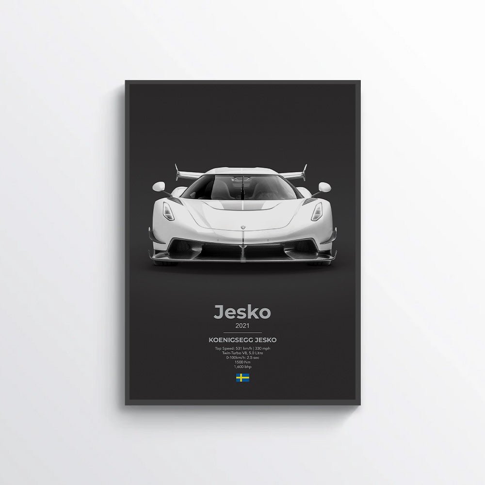 Koenigsegg Jesko Poster - car - artistry