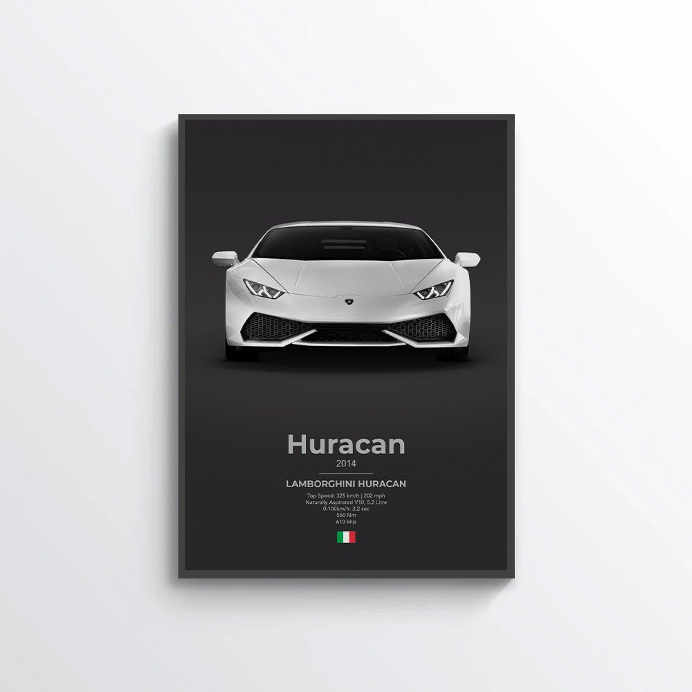 Lamborghini Huracán Poster - car - artistry